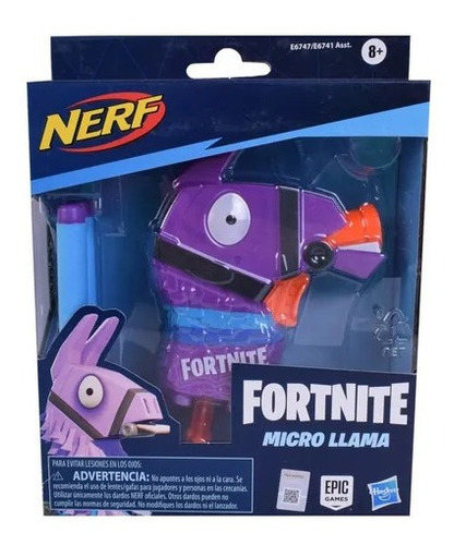 Nerf Fortnite Pistola Lanza Dardos Micro Shots Hasbro