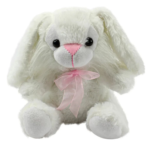 Pelucia Coelho Com Lacinho 24cm Coelhinho - Bbr R3283