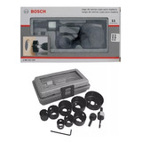 Juego Set Kit 11 Piezas Mecha Sierra Copa Bosch 2607017547