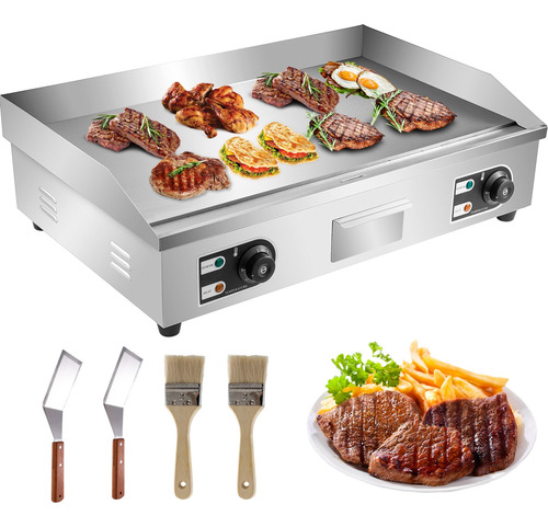 Vevor Parrilla Comal Plancha Electrica Industrial 3000w 110v