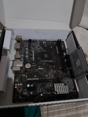 Motherboard Msi A320m-a Pro Max + 2 Modulos Ram Hyperx (2x8)