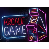 Cartel Arcade Game En Neón Led - Retro - Luminoso - Vintage