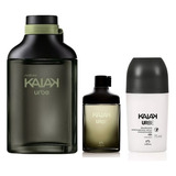 Kit Natura Homem Essence Perfume Roll On Crema  Barba