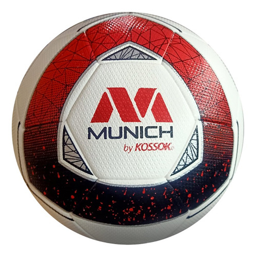 Pelota Fútbol Munich Euro 5.0 Prof Termosellada Multisuperf Color Rojo