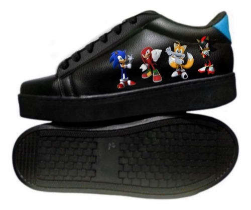 Tenis Sonic Tails Knuckles Shadow Niño Niña Hombre Mujer Flm