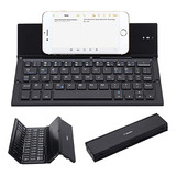 Teclado Plegable Geyes, Bluetooth Portátil Con Soporte,