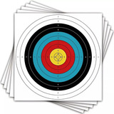 10x Target De Papel Tiro Al Blanco Arco Postones Pcp 60x60cm