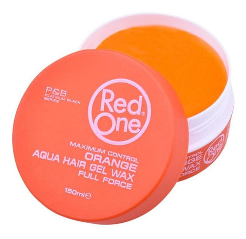 Cera Capilar Red One Aqua Hair Gel Wax Orange 150ml