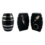 Set De 3 Accesorios Vino Copa Smile