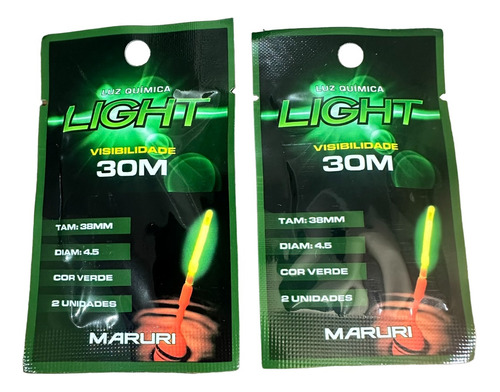 10 Luz Química Light 4.5x38mm Pra Pesca Noturna