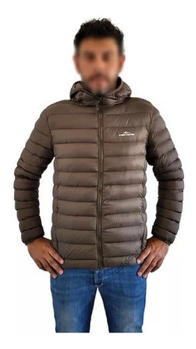 Campera Hombre Invierno Inflable Tipo Uniclo Bolsa Traslado