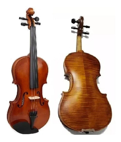 Violin Estudiante Amvl007 4/4  Atigrado Amadeus Cellini Full