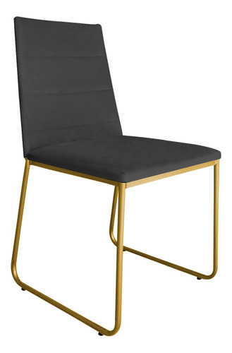  Cadeira Para Penteadeira Eams Lily Veludo Base Gold Cores