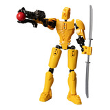 Robot Móvil Con Múltiples Articulaciones, Figura Amarillo