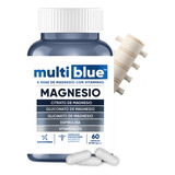 Multiblue - Magnesio Y Vitamina D3 - 60 Caps Sin Gluten