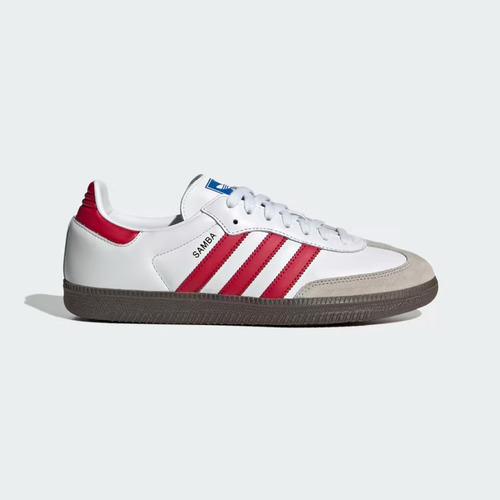 Zapatilla adidas Samba Blanca Y Roja Talle 38.5arg