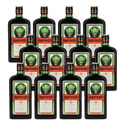 Pack De 12 - Botella Jagermeister Licor De Hierbas 700ml | Envío gratis