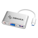  Adaptador Para Macbook Pro Adaptador Vga Usb C Usb3.0 Hub