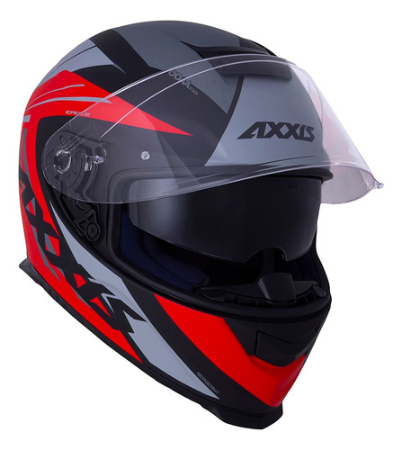 Casco Moto Integral Axxis Eagle Seargeant Sv Doble Visor