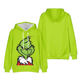 S Jersey De Invierno Grinch Christmas Streetwear Para Niños