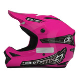 Capacete Cross Liberty Mx Pro Rosa 60