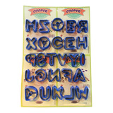 Cortante Cooper Letras X26 - Cotillón Waf Color Multicolor