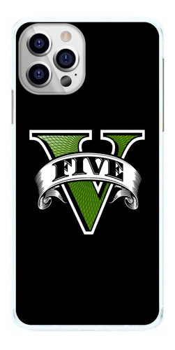 Capa De Celular Gta V Logo Fundo Preto Capinha