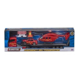 Set De Rescate Teamsterz Auto Helicoptero Camion Policia 