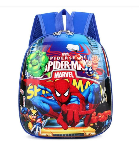 Mochila Niño - Hombre Araña, Spider Man 3d - Modelo Marvel