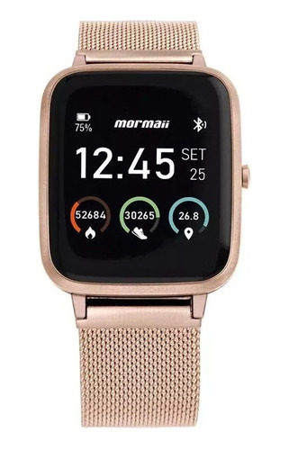 Smartwatch Mormaii Life Gps Rosé Full Display - Molifegag/7j