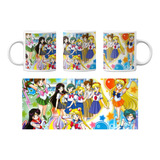 Taza Sailor Moon Scouts Girl Power Anime Personalizado