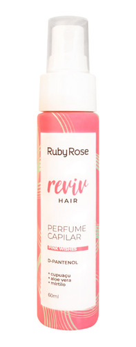 Perfume Capilar Reviv Hair 60ml Ruby Rose