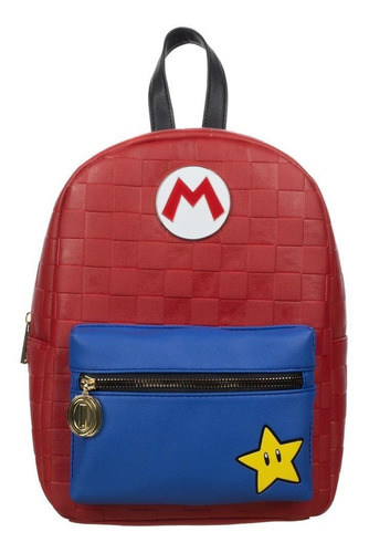 Maleta Mini Super Mario Bros Red And Blue - Primecomics