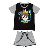 Pijama Feminino Lupo Infantil Harry Potter