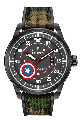 Reloj Citizen Eco Drive C. America Hombre Original Aw136705w