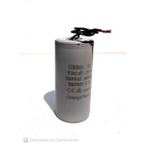 Capacitor De Trabajo 130uf 130mfd 250v Redondo Con Cable