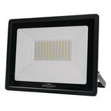 Refletor Led Blumenau 100w Preto Prova D'agua 3000k Bivolt