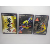 Kit 3 Jogos: Onimusha - Ps2 Original Japones