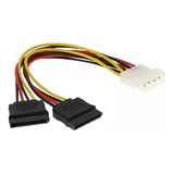 Cable Poder Doble Sata A Ide Molex Salida Psu Estándar 