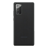 Capa De Silicone Samsung Para Galaxy Note 20 Capa De Silicone Macio Original - Preta Silício