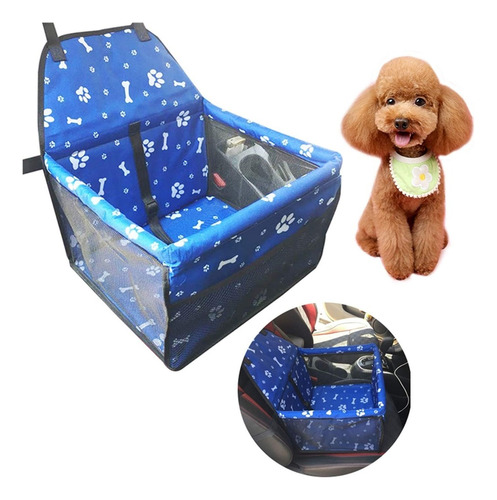 Asiento Portátil Auto Seguridad Para Mascotas Perros Y Gatos