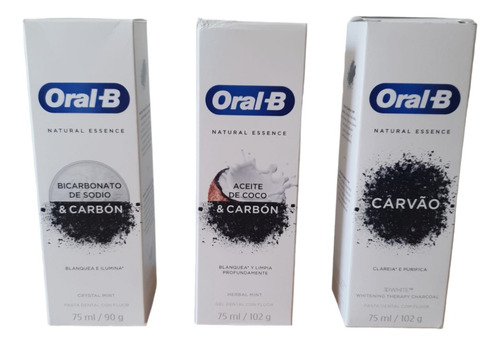 Kit 3pastas Dentales, Coco-carbon, Carbon-bicabonato, Carbon