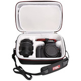 Fblfobeli Hard Travel Carrying Case For Canon Eos Rebel T7 D