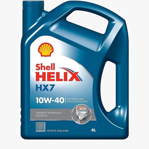 Aceite Shell Helix Hx7 10w40 4 L Nafta Diesel Semisintetico 
