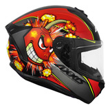 Capacete Lente Anti Risco Confortável Axxis Bomb Preto