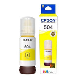 Botella Tinta Epson 504 Color T504 L4150 L4160 Wis