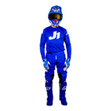 Conjunto Motocross Enduro Essential Azul Just1