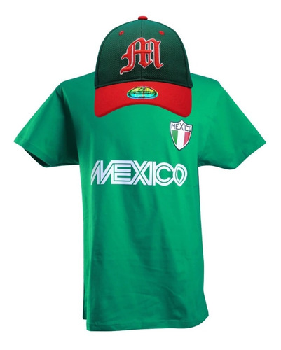 Conjunto Conmemorativo Jersey Y Gorra Mexico Beisbol Premium