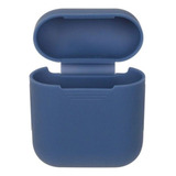 Funda Silicona Case Estuche Auriculares AirPods * Color Azul