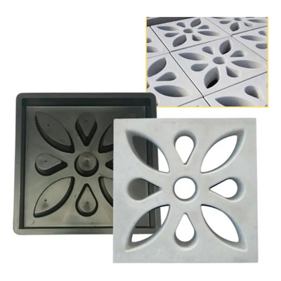 Forma Elemento Vazado 39x39x7 Cobogó Flor Molde Bloco Aberto | Frete grátis